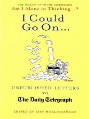 cover image of I Could Go On